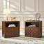 Table de chevet 2 tiroirs Cruce-743917052