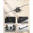Modern Vanity Light with Built-in Dimmer, 24" LED Mirror Light Fixture, Dimmable 5CCT, Black Strip Light Fixture for Bedroom and Mirror - FCC Certified