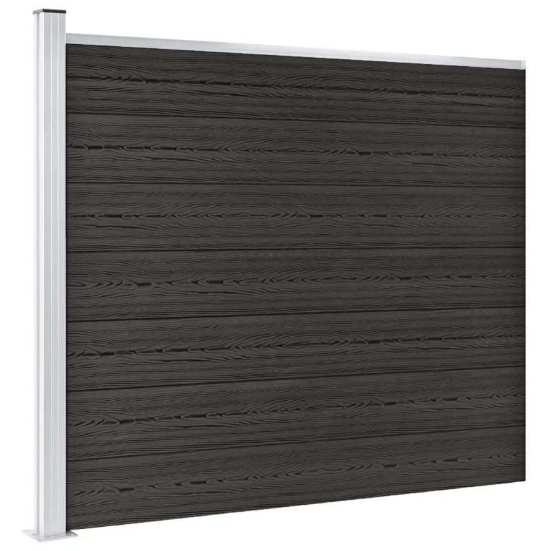 Zayante Fence Panel WPC 175x146 cm, Light Grey