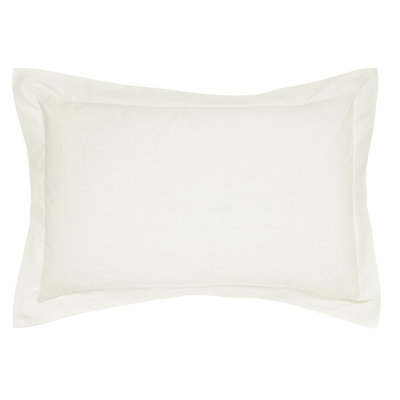 HELENA SPRINGFIELD PLAIN DYE 180 Thread Count Plain Cotton Blend Pillowcase