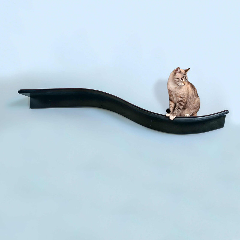 Lotus Branch Cat Perch, Espresso, Left Facing