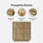 Commode 3 tiroirs l 32,2 po Dorcus-312552982