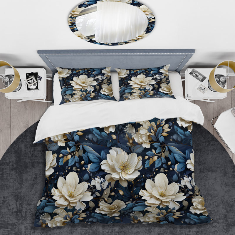Ensemble de housse de couette Twilight Whispers Moody, Housse de couette simple + 1 taie décorative stan