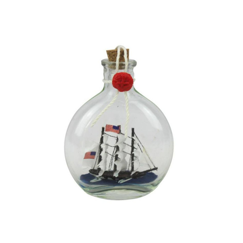 Bouteille décorative de modèle de constitution uss