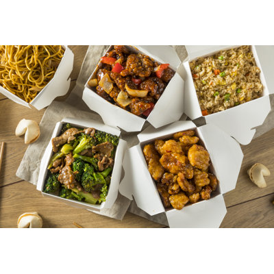 Spicy Chinese Food - Wrapped Canvas Print