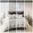 King/ King Cotton Duvet Cover Mini - Charcoal, 100% Cotton, Button, 4 Tie Corners, Bedding Charcoal Horizontal Lines, Button Closure, Bedroom-119105316