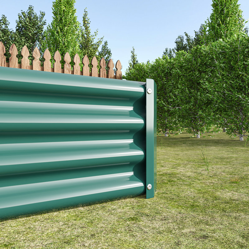 Metal Raised Garden Bed 7.6X3.7X0.98Ft - For Flower, Vegetable, Herb Rapid Assembly, Rust-, Kit Veg, Speedy To Setup, Long-Lasting
