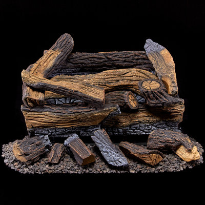 Ensemble de bûches au gaz Duluth Forge