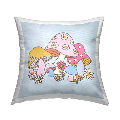 Floral Outdoor Throw Pillow