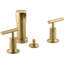Purist® Vertical Spray Bidet Faucet with Handles-888618034-888618038