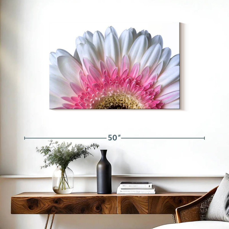 Pétales de fleurs roses Harnek, H 24 po x l 36 po