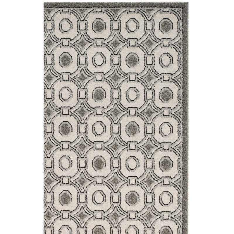 Tapis géométrique Thornbury Performance, Tapis de couloir 2 pi 3 po x 7 pi