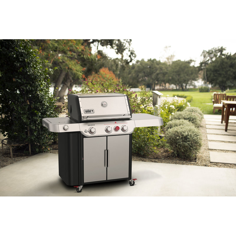 Weber Genesis EPX-335 3-Burner Natural Gas Grill	, Stainless Steel