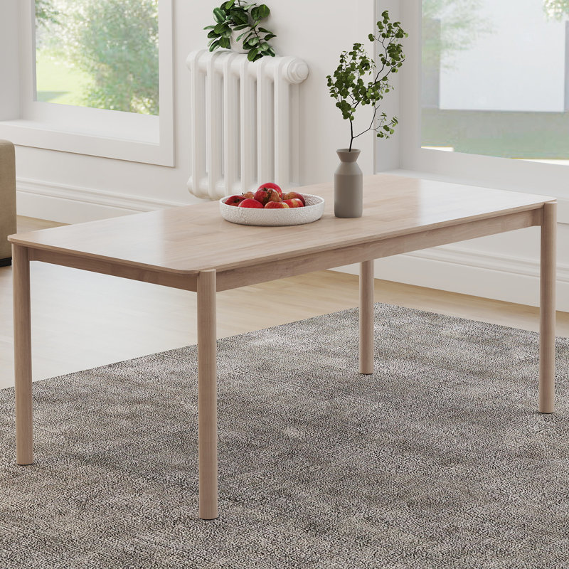 Solid Wood Dining Table, Natural