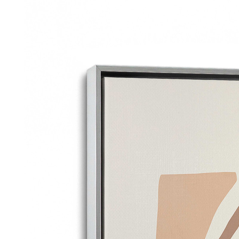 Modern Muses, ensemble de 2, reproduction sur toile encadrée, Cadre flottant en chrome poli