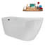 Baignoire autoportante 59 "avec drain interne Streamline-102287609