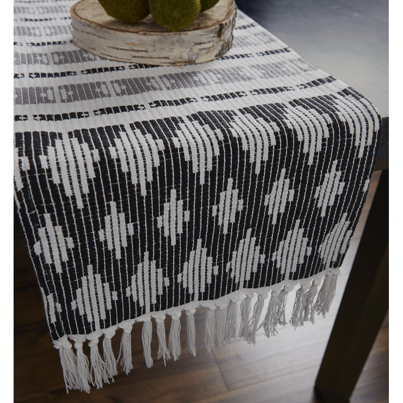 Linney Colby Southwest Table Runner, Black