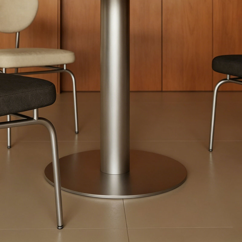 Table de salle à manger Mid-Century, H 29,5 po x L 47,2 po x l 47,2 po
