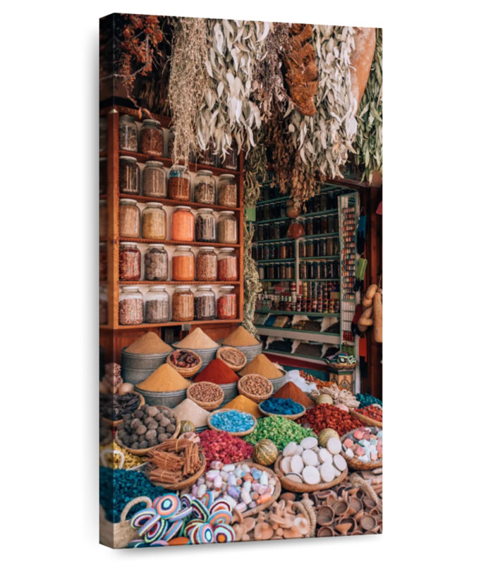 Spice Shop, 24" H x 12" W