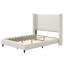 Lit plateforme à oreilles rembourré Queen Size-1699736195
