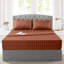 Aspire Homeware Luxury 40cm Deep Striped Fitted Sheet for Hotel Style Bedroom Comfort-2063370026-2063370018