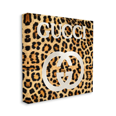 «Trendy Glam Leopard Spots» par Madeline Blake, impression sur toile tendue