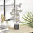 Fansler Handmade Polystone Sculpture with Dark Grey Block Base-735588316-735588317