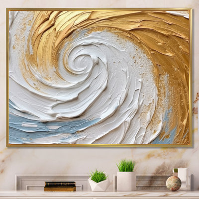 " Gold Eternal Swirl II "