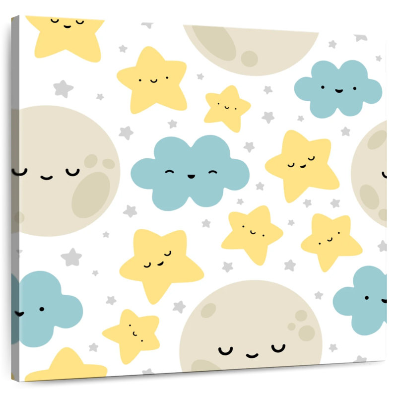 Ashelle Cartoon Night Sky, 20" H x 20" W