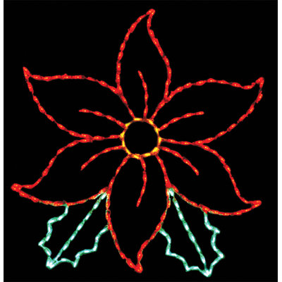 Poinsettia LED Display (47")