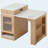 59.5"Kitchen Island with Extendable Dining Table, Kitchen Storage Table with Double-sided Storage, Kitchen Island with 2 Drawers, Power Outlet, Side Open Shelves, for Kitchen, Dining Room, Natural-128964678