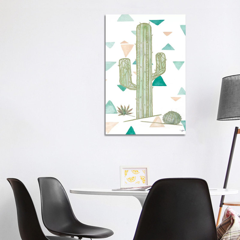 Desert Cactus 1 Piece Wrapped Canvas Painting, 101.6 cm H x 66.04 cm W x 1.91 cm D