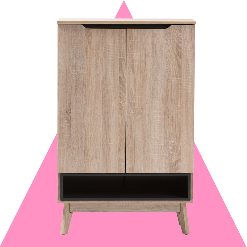 18 Pair Shoe Storage Cabinet