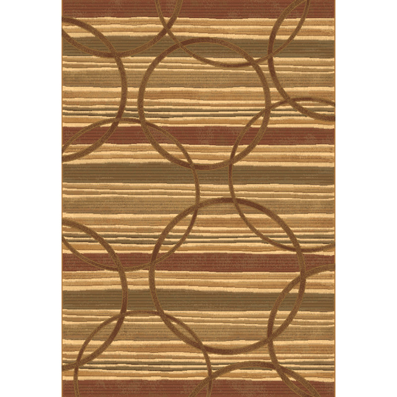 Snelson Striped Indoor Rug, Rectangle 3'11" x 5'7"
