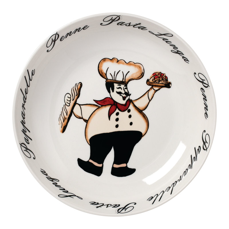 Ensemble de pâtes en porcelaine 5 pièces Chef Chef par Lorren Home Trends