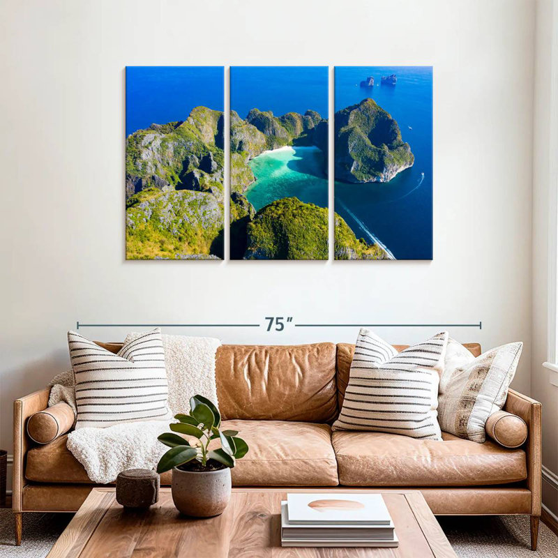 Gillard Koh Phi Phi Leh Island, 36" H x 57" W