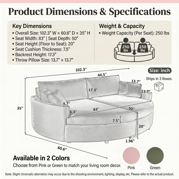 Dimensions du produit