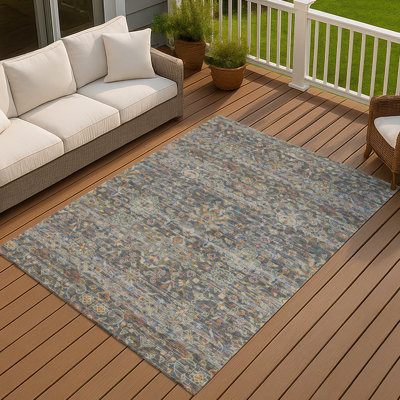 Machine Washable Indoor/Outdoor Chantille ACN2485 Global Rug