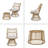 CHAIR & SIDE TABLE