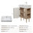 Erik Freestanding Open-Shelf Vanity