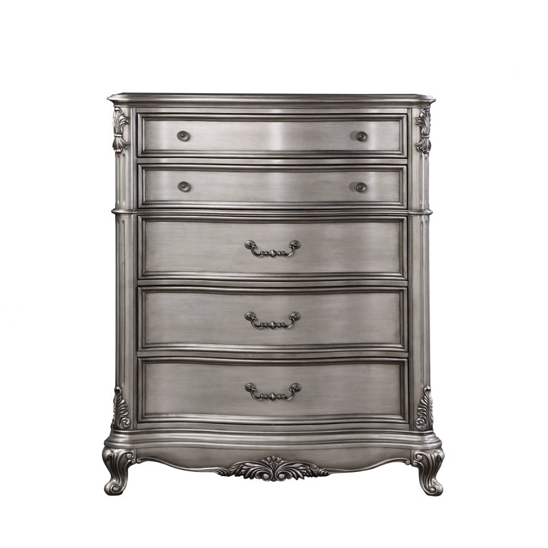 Antique Platinum Finish Chest
