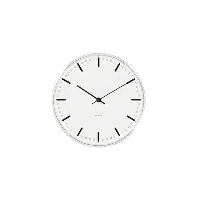 City Hall Metal Wall Clock