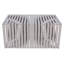 Banc de rangement en métal