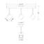 Dau 3 - Light 20.5" Cluster Rectangle Semi Flush Mount