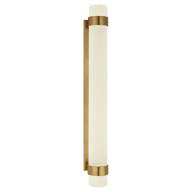 Ralph Lauren Barton 1 Light Corner Wall Light, Natural Brass, 24" H x 3" W x 4" D