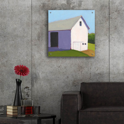 Epic Art 'Bucolic Structure 1'  by Carol Young Acrylic Glass Wall Art, 24" x 24"