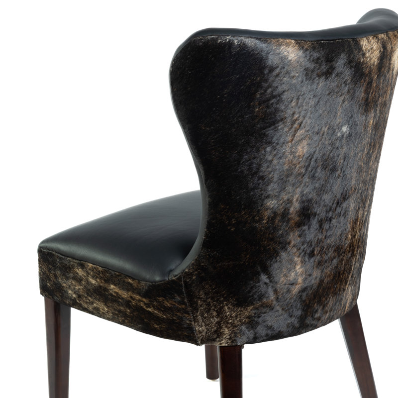 Brooke Upholstered Dining Chair, Black