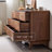 Walnut Solid Wood Accent Cabinet