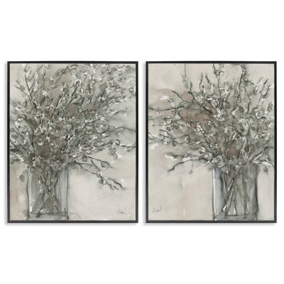  Ensemble de 2 giclées sur papier gris anthracite par Samuel Dixon