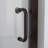 Levantine 56-60 x 72 Semi-Frameless Sliding Shower Door, Clear Glass in Oil Rubbed Bronze-102335816